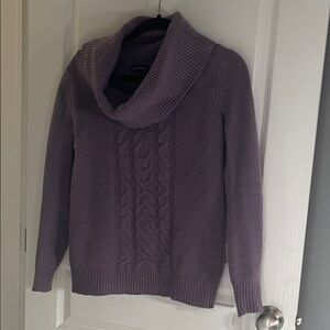 Lavender Cowl Neck Sweater
